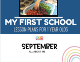 2022 One Year Old Lesson Plan (All About Me) | September T