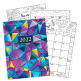 2022 Printable Coloring Planner