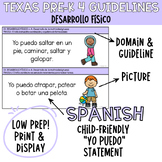 2022 SPANISH Texas Pre-K 4 Guidelines: Desarrollo físico