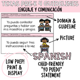 2022 SPANISH Texas Pre-K 4 Guidelines: Lenguaje y comunicación