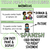 2022 SPANISH Texas Pre-K 4 Guidelines: Matemáticas