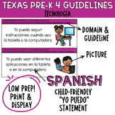 2022 SPANISH Texas Pre-K 4 Guidelines: Tecnología