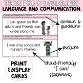 2022 Texas Pre-K 4 Guidelines: Language and Communication