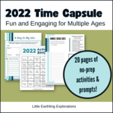 2022 Time Capsule Worksheets  & Journal Pages