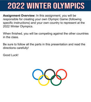 Preview of 2022 Winter Olympics STEM/Tech Activity