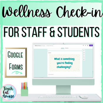 Preview of 2022 Winter Wellness check-in Google Form| For Staff & Students |