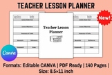 2023-2024 140 Pages Teacher Lesson Planner #hj2dollars,#hj