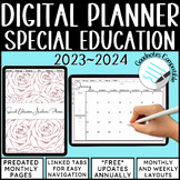 2023-2024 ACADEMIC PLANNER (Monthly/Weekly SPED edition)