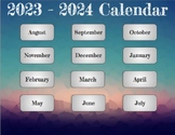 2023-2024 Digital Interactive Calendar/Lesson Planner