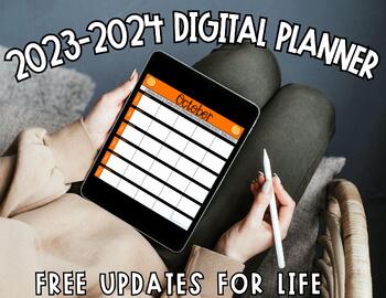 Preview of 2023-2024 Digital Planner - FREE UPDATES FOR LIFE
