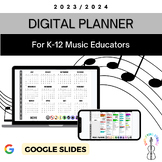2023/2024 Digital Planner for K-12 Music Teachers