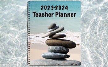 Preview of 2023-2024 Digital Teacher Planner (Coastal Theme)~ GoodNotes