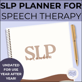 2023-2024 Editable SLP Planner | Free Yearly Updates