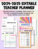 2023-2024 Editable Teacher/Life Planner