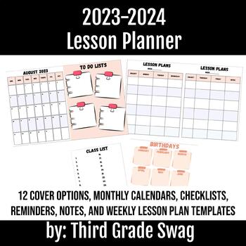 Preview of 2023-2024 Lesson Planner