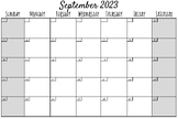 2023-2024 Monthly Calendar