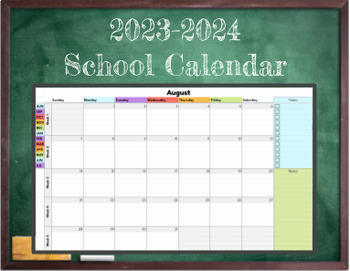 Preview of 2023-2024 School Calendar