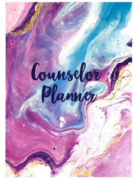 Preview of 2023-2024 School Counselor Planner