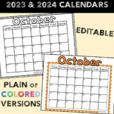 2023 & 2024 Calendars {Pre-Dated}
