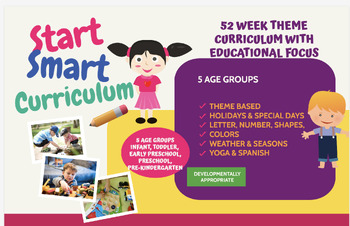 Preview of 2023-2024 Start Smart Curriculum - Full Year - 5 age groups Early Childhood Educ