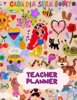 Preview of 2023-2024 Teacher Planner Karol G Inspired! ♥