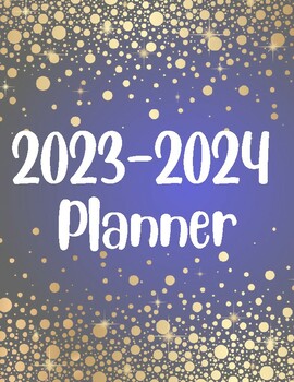Preview of 2023-2024 Teacher Planner