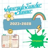 2023 - 2028 Supernote Teacher Planner Digital PDF Template