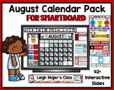 2023 August Calendar and Math Pack for SMARTboard