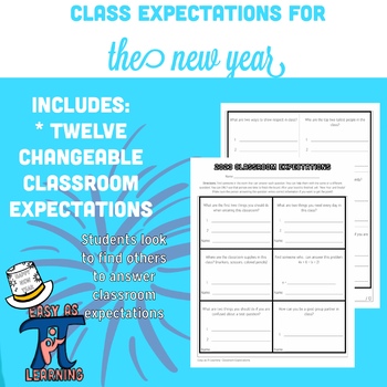Preview of 2023 Classroom Expectations Scavenger Hunt