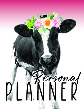 Preview of 2023 Cow Personal Planner