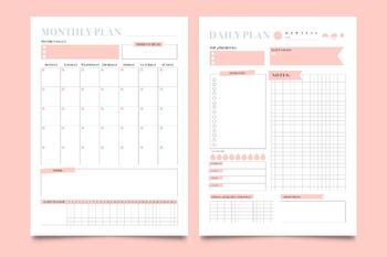 Preview of 2023 Daily Planner Printable PDF