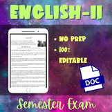 2023 English II Semester Final Exam