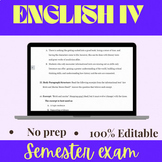 2023 English IV Semester Exam for MODIFIED/RESOURCE/FUNDAM