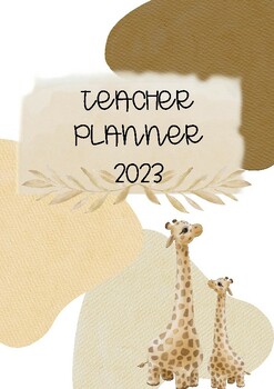 Preview of 2023 Giraffe Planner - All inclusive