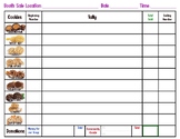 2024 Girl Scout Cookie Booth Sale Tally Sheet - Little Bro