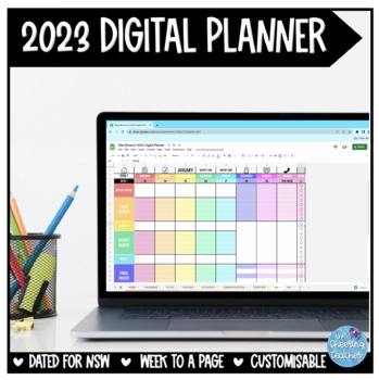 Preview of 2023 Google Sheets Digital Planner