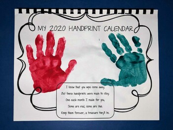 Preview of 2023 Handprint Calendar (Editable)