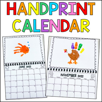 2023 Handprint Calendar | Student Gift | Parent Christmas Gift | TPT