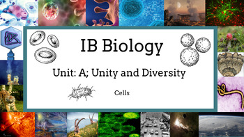 Preview of 2023 IB Biology Chapter A2: Cells Bundle