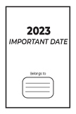 2023 Important Date