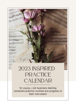 Preview of 2023 Inspired Practice Calendar