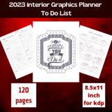 2023 Interior Graphics Planner To Do List