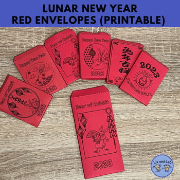 Red Envelope LUNAR NEW YEAR Graphic by moccameen · Creative Fabrica