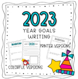 2023 New Year Goal Writing l Printable