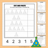 2024 New Year Math Counting Numbers 1-5 Worksheets Activit