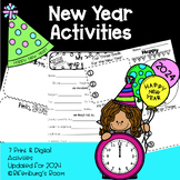 2024 New Year NO PREP DIGITAL and Print Activities