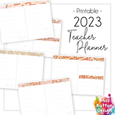 2023 Printable Teacher Diary Planner - Day to a Page - Abs