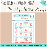2023 Red Ribbon Week - Healthy Habits Bingo