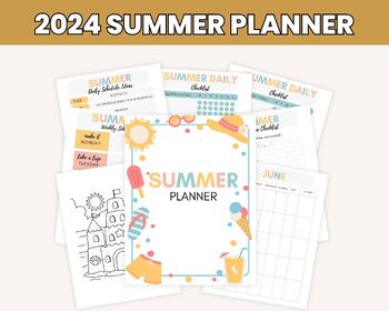2023 Summer Planner for Kids, Summer Chores, Summer Bucket List and more