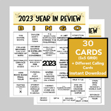 2023 Year in Review, 2023 Events, 2023 Year in Review Bingo Game